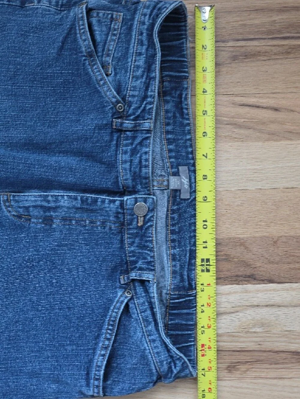 J. Jill Women's Bootcut Jeans in Medium Blue Denim